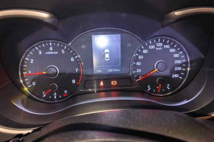 Used Kia K3 2016 1.6L Automatic GL Odometer Close Up