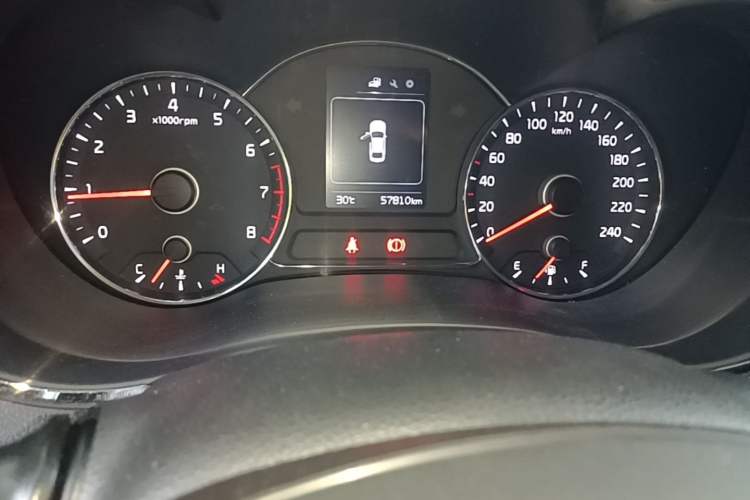Used Kia K3 2016 1.6L Manual GL Odometer Close Up