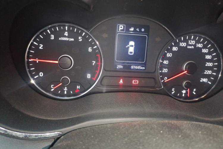 Used Kia K3 2016 1.6L Automatic GLS Odometer Close Up