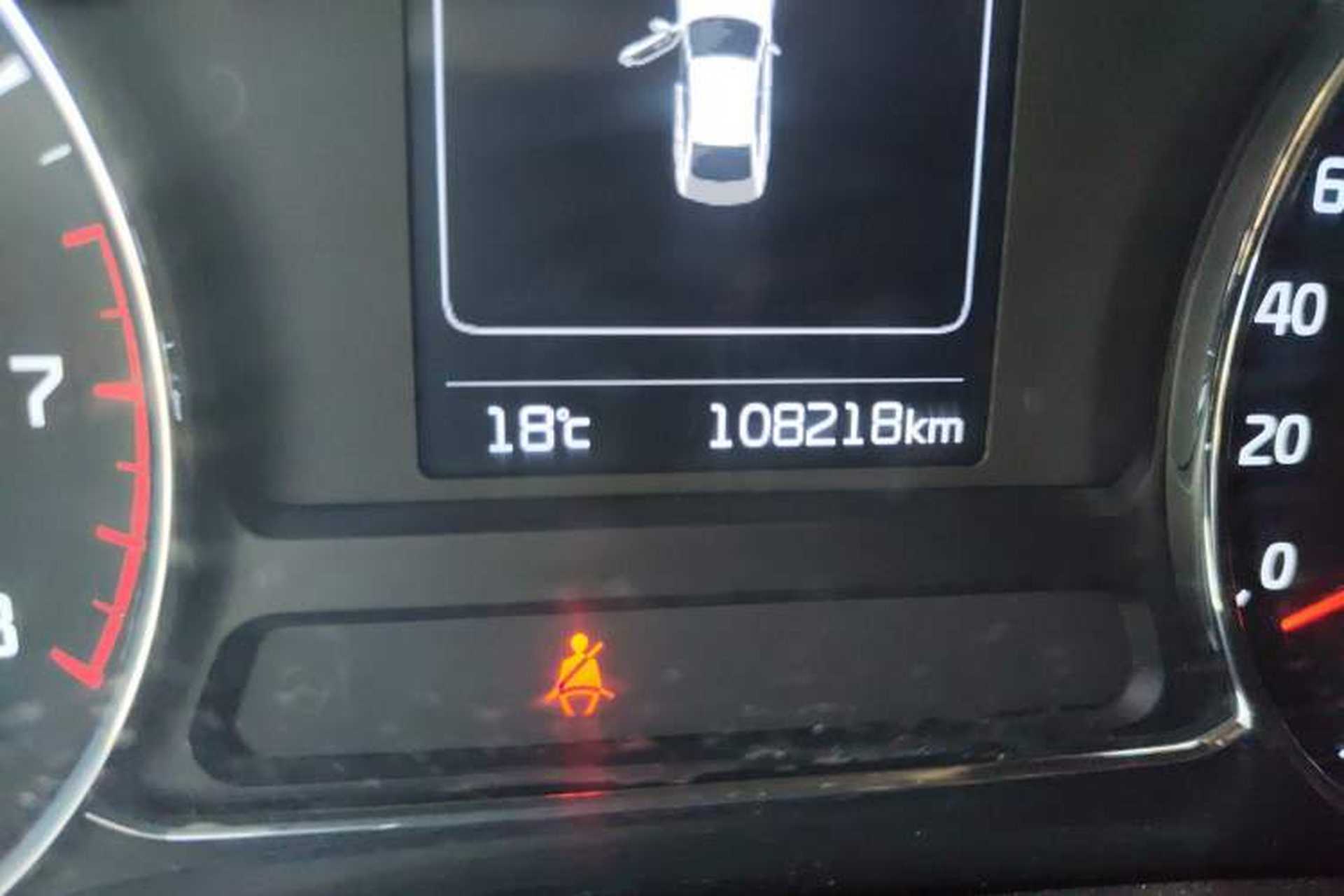 Used Kia K3 2016 1.6L Automatic GL Odometer Close Up