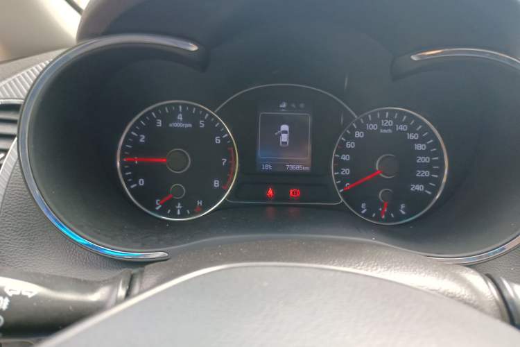 Used Kia K3 2016 1.6L Manual GL Odometer Close Up