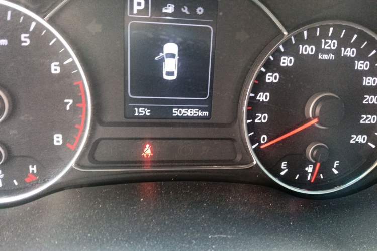 Used Kia K3 2016 1.6L Automatic GL Odometer Close Up