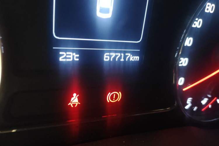 Used Kia K3 2016 1.6L Automatic Premium Odometer Close Up