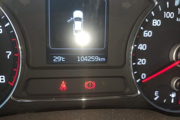Used Kia K3 2016 1.6L Automatic GLS Odometer Close Up