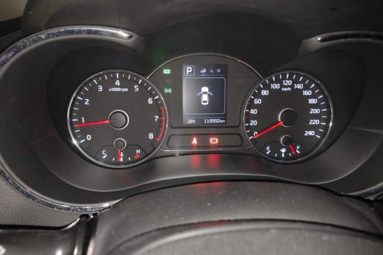Used Kia K3 2016 1.6L Automatic GLS Odometer Close Up
