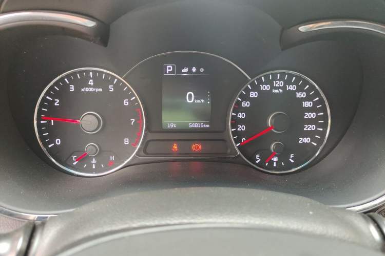 Used Kia K3 2016 1.6L Automatic GLS Odometer Close Up