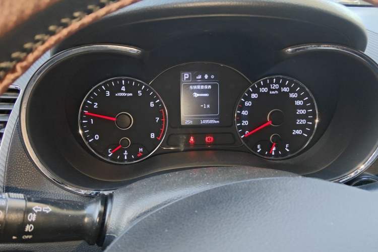 Used Kia K3 2016 1.6L Automatic GLS Odometer Close Up