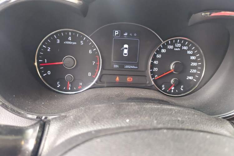Used Kia K3 2016 1.6L Automatic GL Odometer Close Up