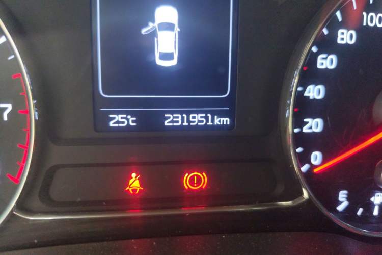 Used Kia K3 2016 1.6L Manual GL Odometer Close Up