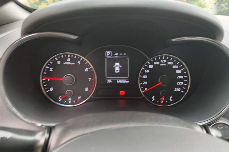 Used Kia K3 2016 1.6L Automatic GLS Odometer Close Up