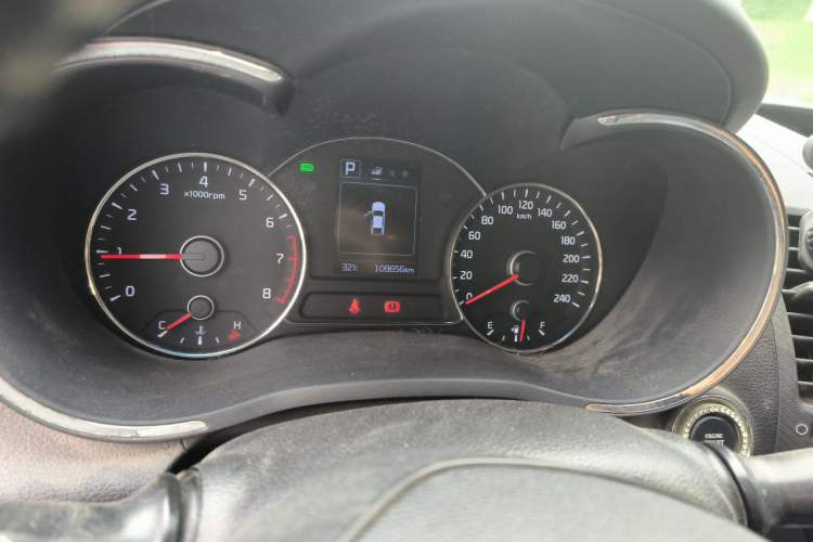 Used Kia K3 2016 1.6L Automatic GLS Odometer Close Up