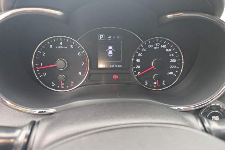 Used Kia K3 2016 1.6L Automatic GLS Odometer Close Up