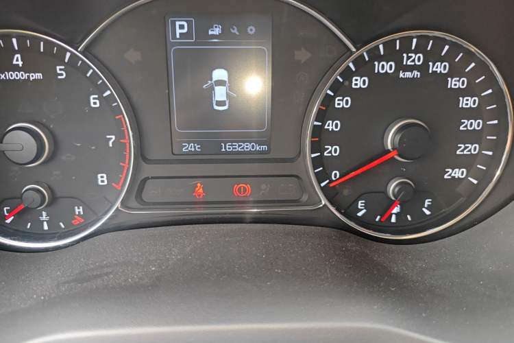 Used Kia K3 2016 1.6L Automatic GLS Odometer Close Up