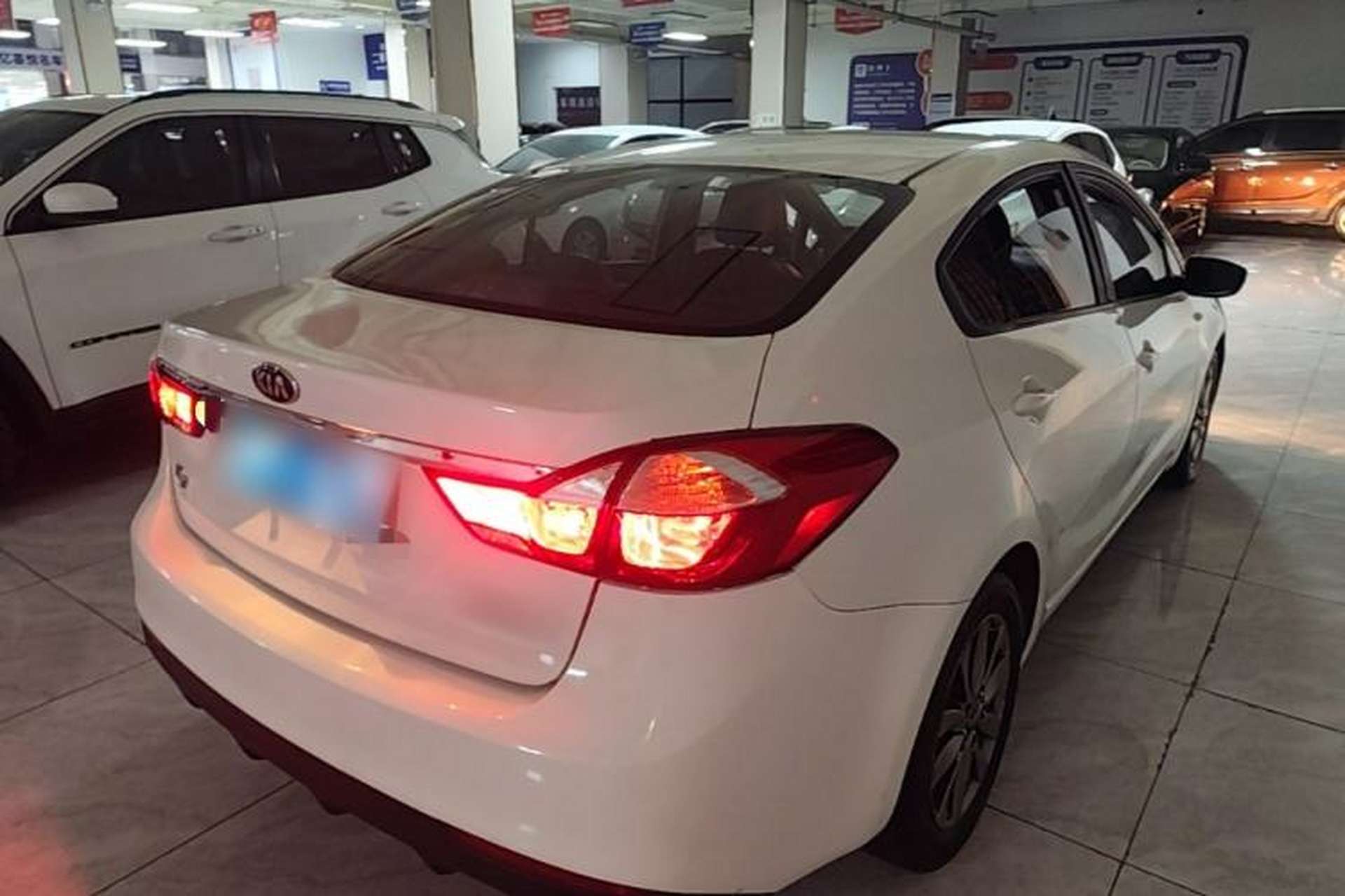 Used Kia K3 2016 1.6L Automatic with Sunroof Rear Right 45 Deg