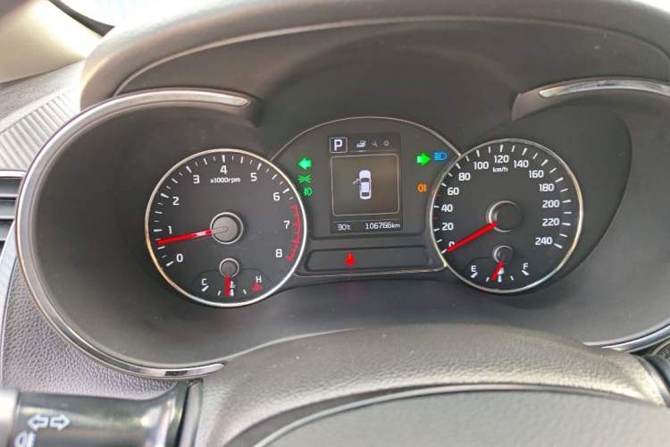 Used Kia K3 2017 1.6L Automatic 15th Anniversary Special Edition GLS Odometer Close Up