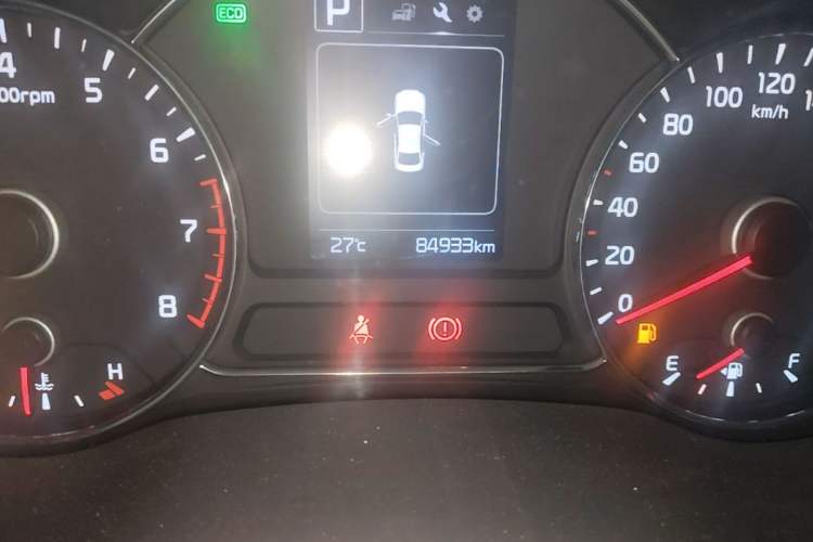 Used Kia K3 2017 1.6L Automatic 15th Anniversary Special Edition GLS Odometer Close Up
