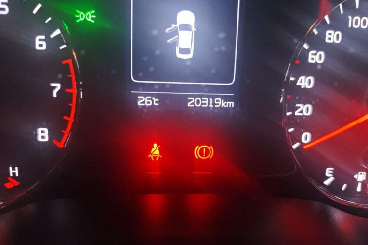 Used Kia K3 2017 1.6L Automatic 15th Anniversary Special Edition GLS Odometer Close Up
