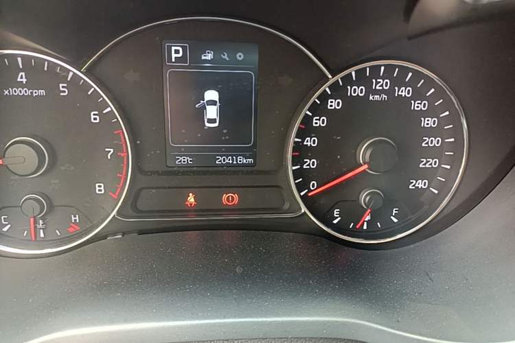 Used Kia K3 2017 1.6L Automatic 15th Anniversary Special Edition GLS Odometer Close Up