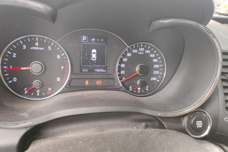 Used Kia K3 2017 1.6L Automatic 15th Anniversary Special Edition GLS Odometer Close Up
