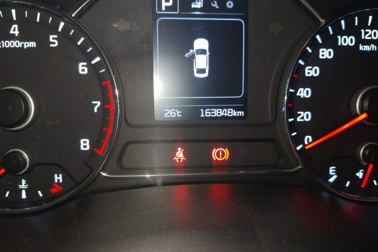 Used Kia K3 2017 1.6L Automatic 15th Anniversary Special Edition GLS Odometer Close Up
