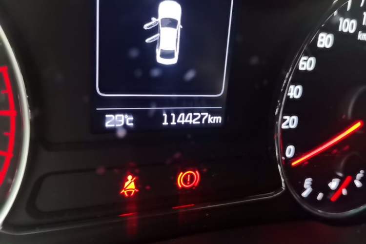 Used Kia K3 2017 1.6L Automatic 15th Anniversary Special Edition GLS Odometer Close Up