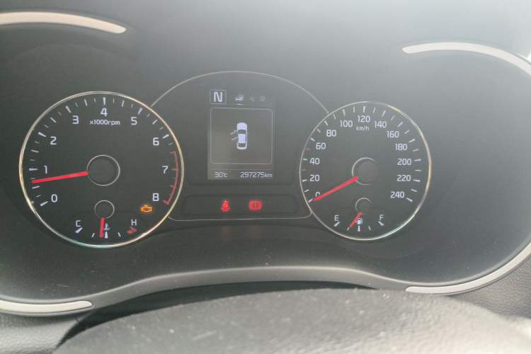 Used Kia K3 2017 1.6L Automatic 15th Anniversary Special Edition GLS Odometer Close Up