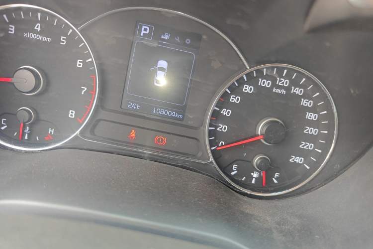 Used Kia K3 2017 1.6L Automatic 15th Anniversary Special Edition GLS Odometer Close Up