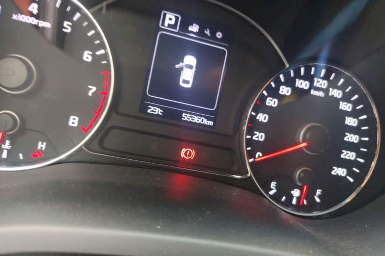 Used Kia K3 2017 1.6L Automatic 15th Anniversary Special Edition GLS Odometer Close Up