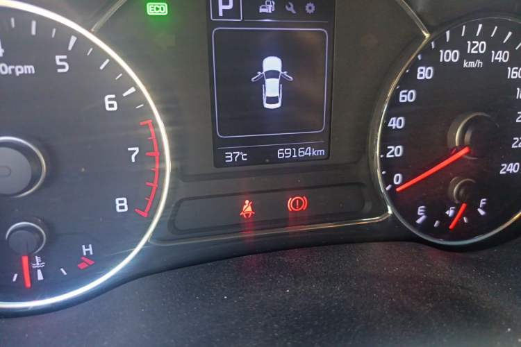Used Kia K3 2017 1.6L Automatic 15th Anniversary Special Edition GLS Odometer Close Up