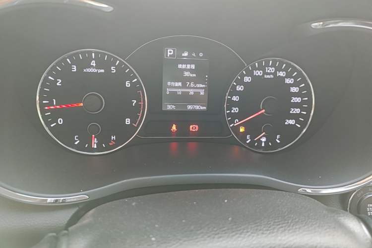 Used Kia K3 2017 1.6L Automatic 15th Anniversary Special Edition GLS Odometer Close Up