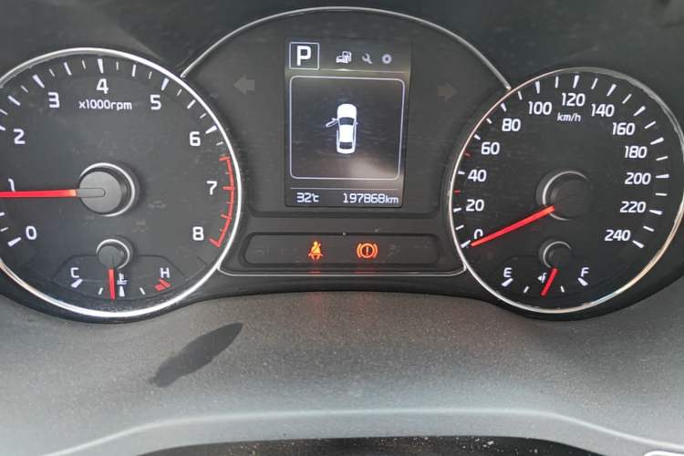 Used Kia K3 2017 1.6L Automatic 15th Anniversary Special Edition GLS Odometer Close Up