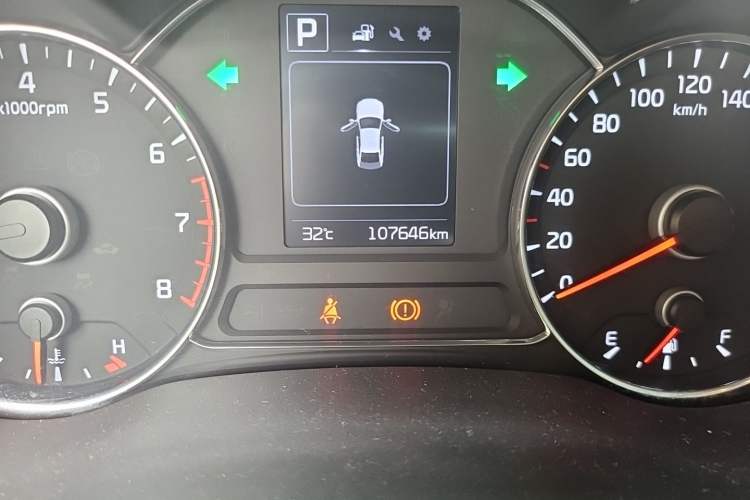 Used Kia K3 2017 1.6L Automatic 15th Anniversary Special Edition GLS Odometer Close Up