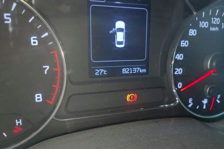 Used Kia K3 2017 1.6L Automatic 15th Anniversary Special Edition GLS Odometer Close Up