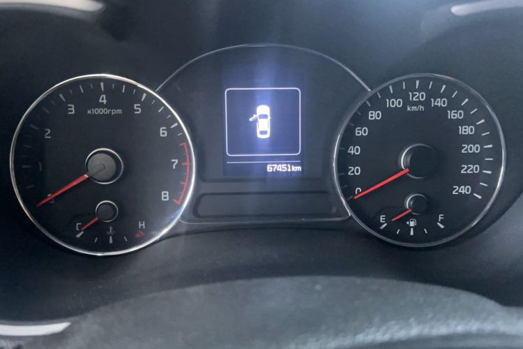 Used Kia K3 2017 1.6L Automatic 15th Anniversary Special Edition GLS Odometer Close Up