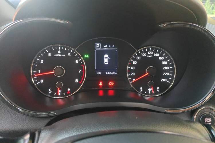 Used Kia K3 2017 1.6L Automatic 15th Anniversary Special Edition GLS Odometer Close Up
