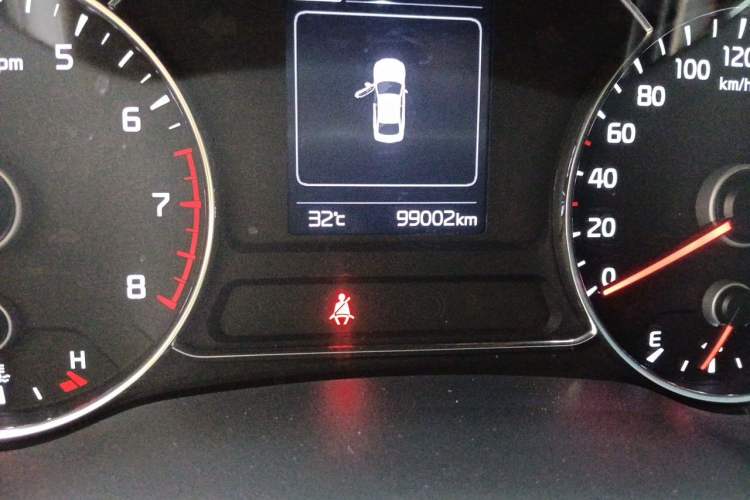 Used Kia K3 2017 1.6L Automatic 15th Anniversary Special Edition GLS Odometer Close Up