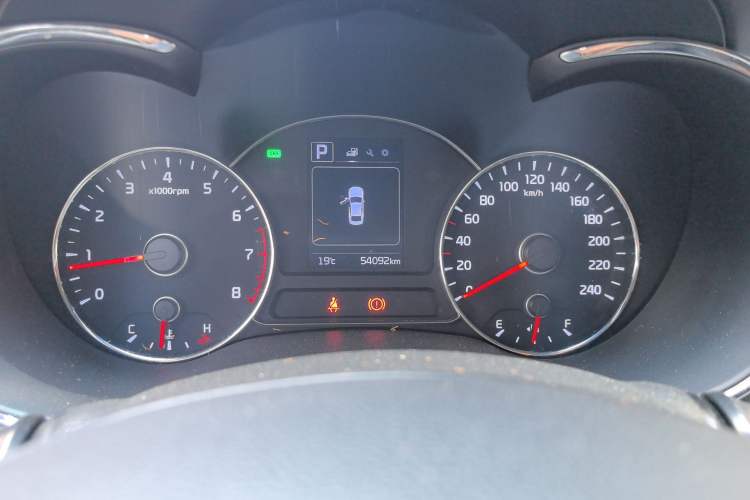 Used Kia K3 2017 1.6L Automatic 15th Anniversary Special Edition GLS Odometer Close Up