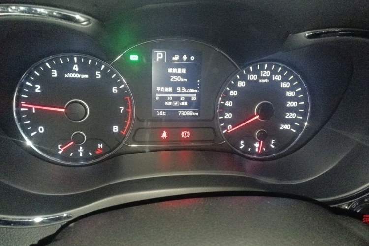 Used Kia K3 2017 1.6L Automatic 15th Anniversary Special Edition GLS Odometer Close Up