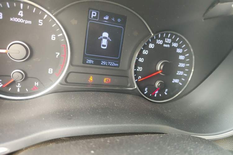 Used Kia K3 2017 1.6L Automatic 15th Anniversary Special Edition GLS Odometer Close Up