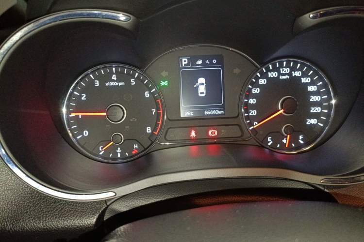 Used Kia K3 2017 1.6L Automatic 15th Anniversary Special Edition GLS Odometer Close Up