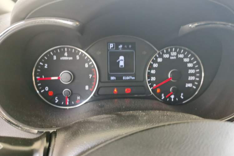 Used Kia K3 2017 1.6L Automatic 15th Anniversary Special Edition GLS Odometer Close Up