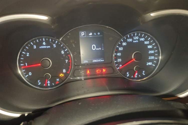 Used Kia K3 2017 1.6L Automatic 15th Anniversary Special Edition GLS Odometer Close Up