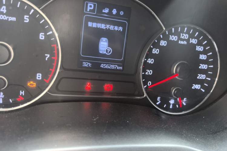 Used Kia K3 2017 1.6L Automatic 15th Anniversary Special Edition GLS Odometer Close Up