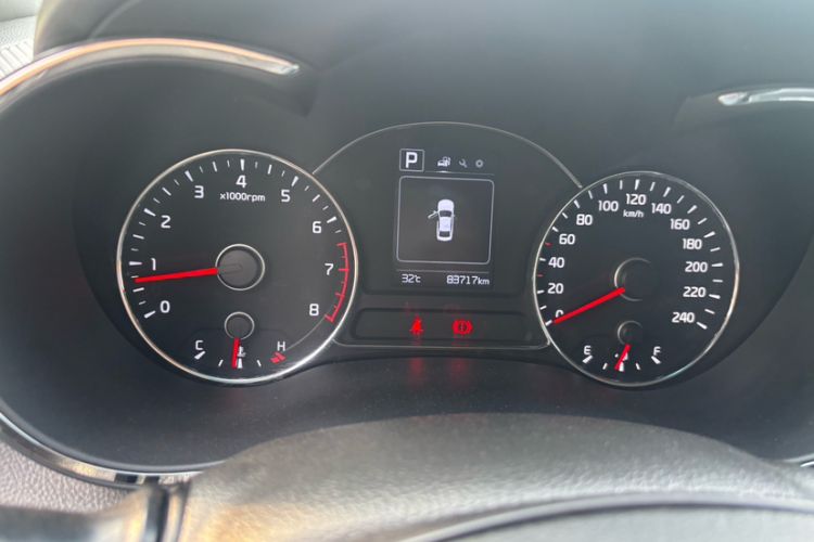 Used Kia K3 2017 1.6L Automatic 15th Anniversary Special Edition GLS Odometer Close Up