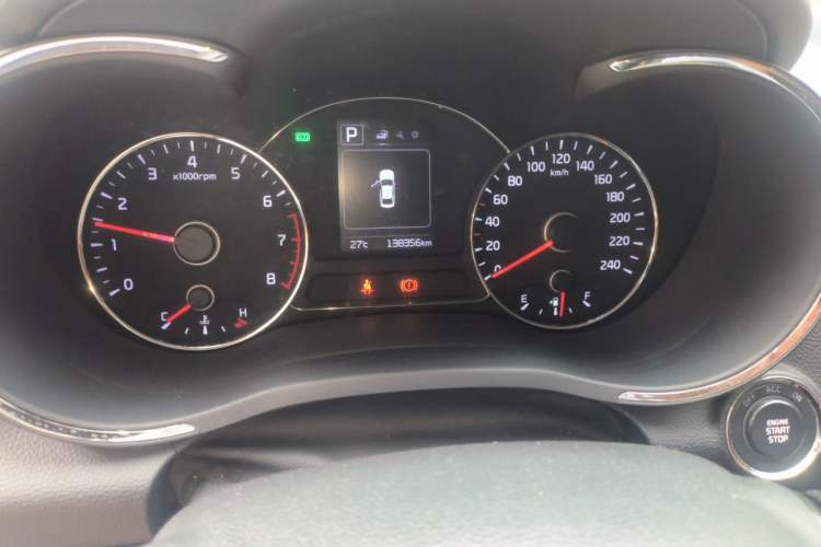Used Kia K3 2017 1.6L Automatic 15th Anniversary Special Edition GLS Odometer Close Up