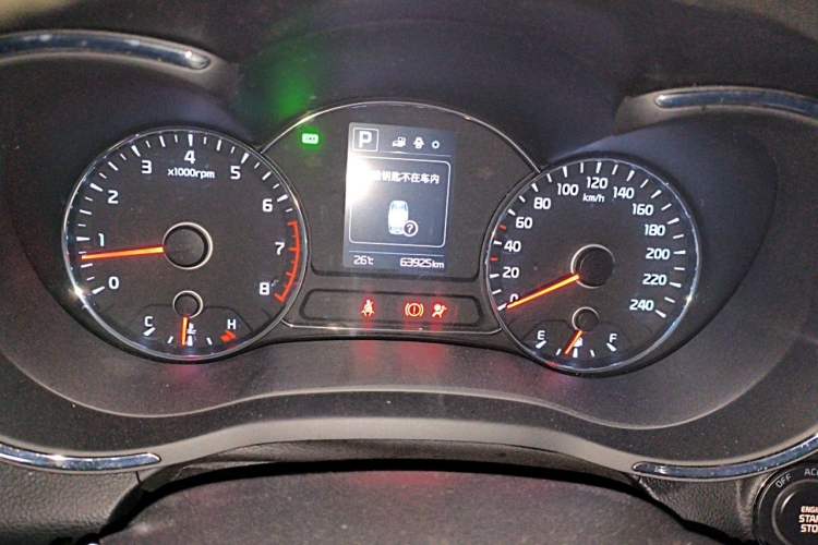 Used Kia K3 2017 1.6L Automatic 15th Anniversary Special Edition GLS Odometer Close Up