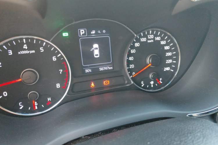 Used Kia K3 2017 1.6L Automatic 15th Anniversary Special Edition GLS Odometer Close Up