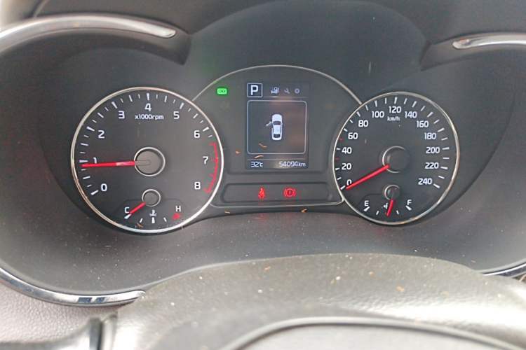 Used Kia K3 2017 1.6L Automatic 15th Anniversary Special Edition GLS Odometer Close Up