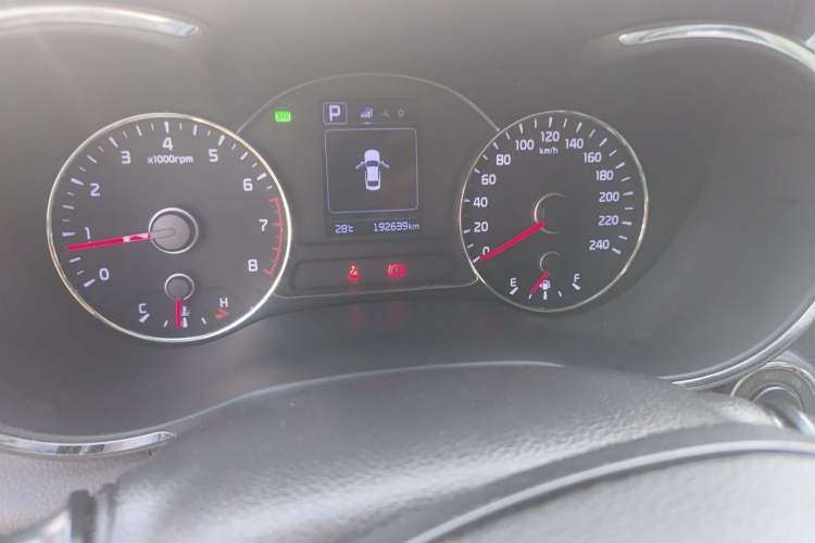 Used Kia K3 2017 1.6L Automatic 15th Anniversary Special Edition GLS Odometer Close Up