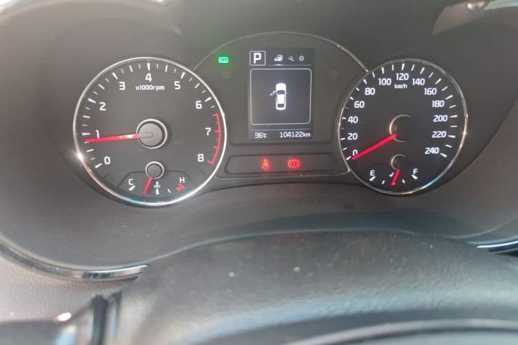 Used Kia K3 2017 1.6L Automatic 15th Anniversary Special Edition GLS Odometer Close Up